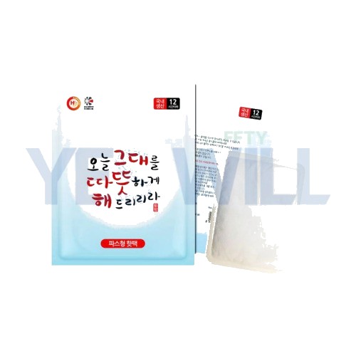 해피데이 파스형 핫팩 50g (1박스 360개입)