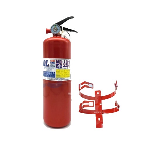 오일금속 ABC 분말소화기 차량용소화기 1.5kg