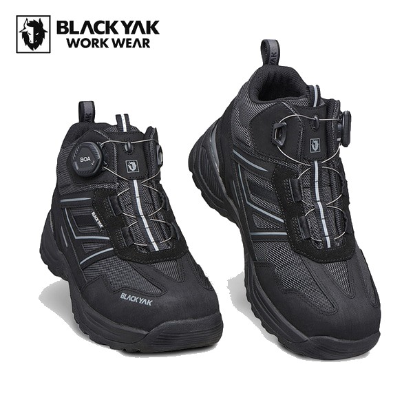 블랙야크 안전 신발 미끄럼 방지 보아 작업 안전화 YAK-550D