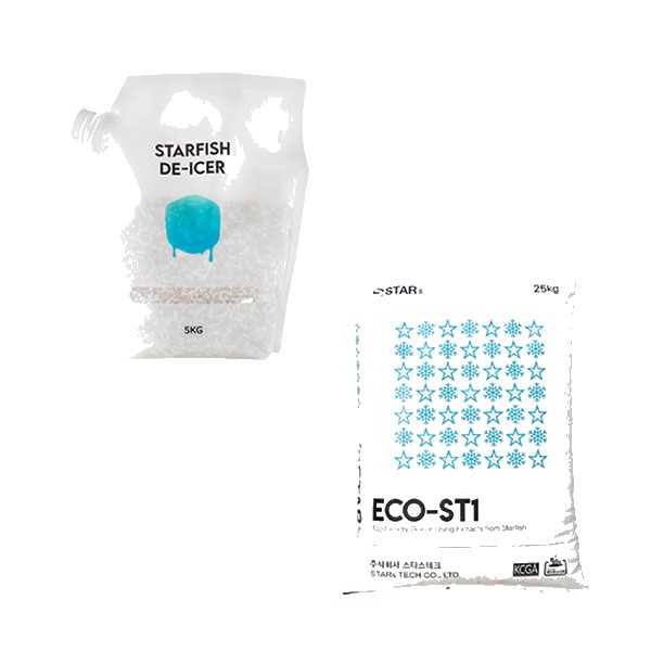 염화칼슘 친환경 불가사리 제설제 ECO-ST1 5kg/25kg