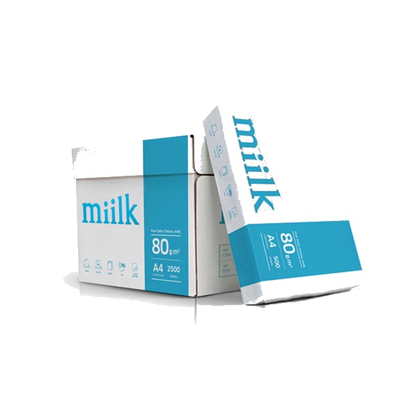 한국제지 밀크 복사용지 Miilk A4 80g 500매 X 5권