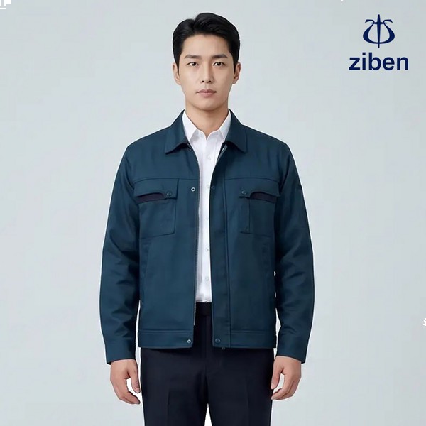 지벤 춘추복 작업복 근무복 유니폼 상의 점퍼 ZB-J120