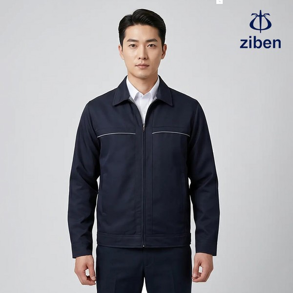 지벤 춘추복 작업복 근무복 유니폼 상의 점퍼 ZB-J1004