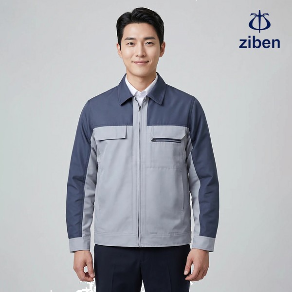지벤 춘추복 작업복 근무복 유니폼 상의 점퍼 ZB-J1302