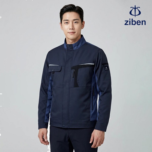 지벤 춘추복 작업복 근무복 유니폼 상의 점퍼 ZB-J1503