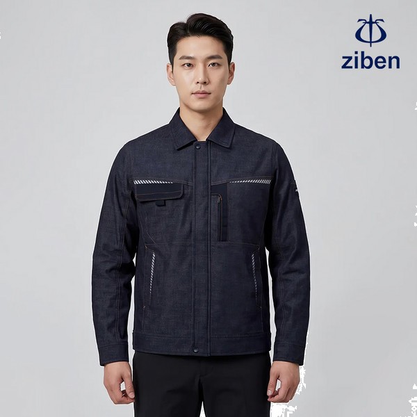 지벤 춘추복 작업복 근무복 유니폼 상의 점퍼 ZB-J1805