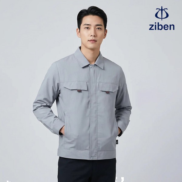 지벤 춘추복 작업복 근무복 유니폼 상의 점퍼 ZB-J2006