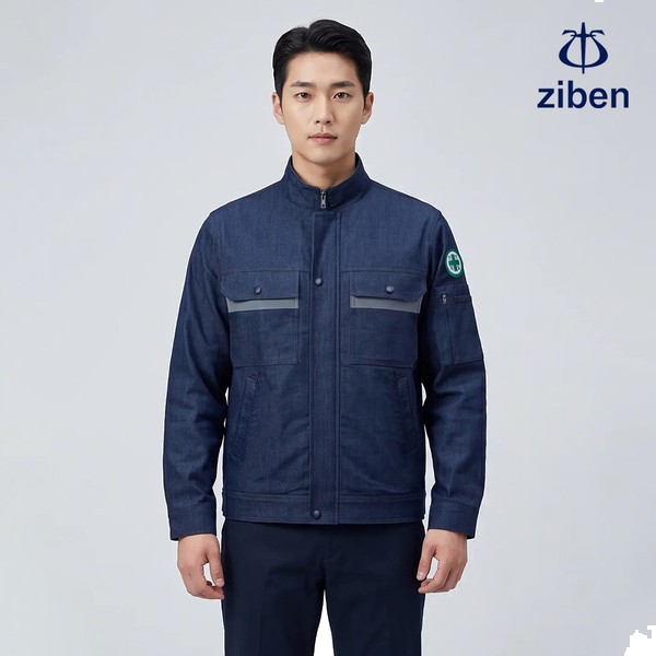 지벤 춘추복 작업복 근무복 유니폼 상의 점퍼 ZB-J2105