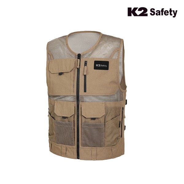 K2세이프티 망사 메쉬 작업조끼 작업복 근무복 VE-5606