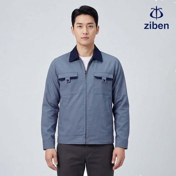 지벤 춘추복 작업복 근무복 유니폼 상의 점퍼 ZB-J201