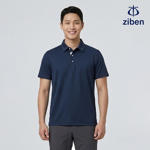 지벤 근무복 여름 반팔티 티셔츠 상의 작업복 ZB-T2333