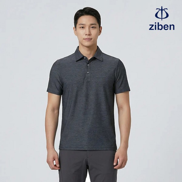 지벤 근무복 여름 반팔티 티셔츠 상의 작업복 ZB-T2236