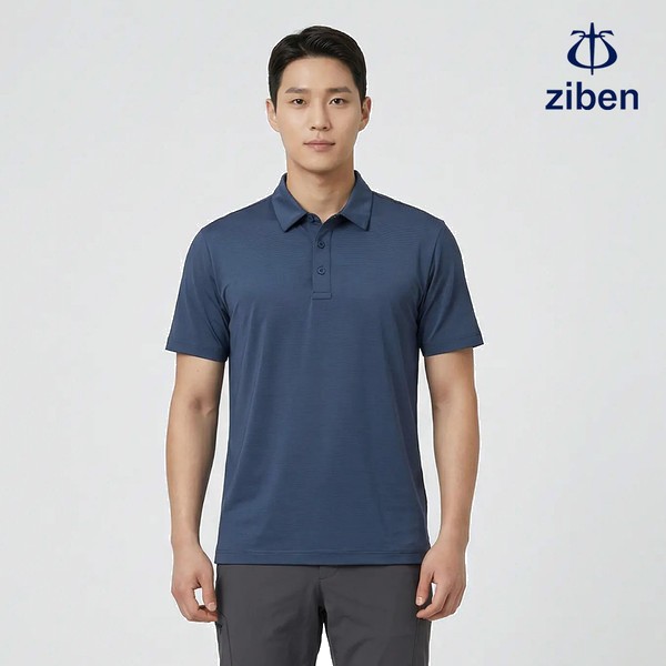 지벤 근무복 여름 반팔티 티셔츠 상의 작업복 ZB-T1931
