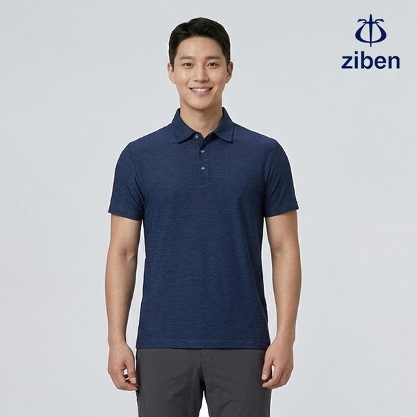 지벤 근무복 여름 반팔티 티셔츠 상의 작업복 ZB-T2237