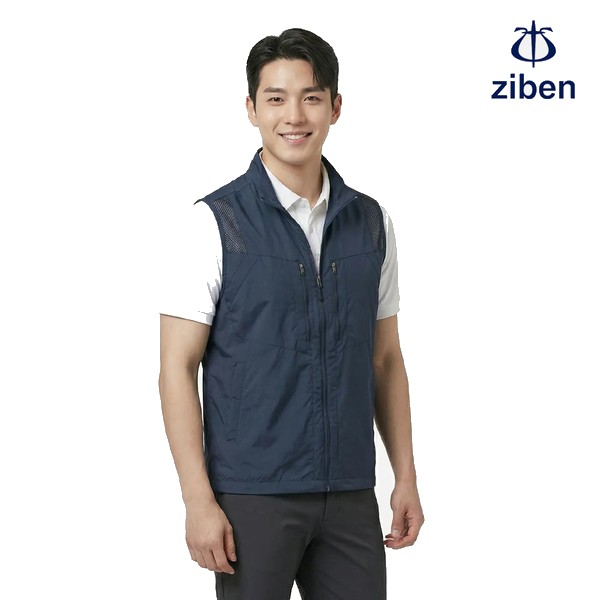 지벤 봄여름 근무복 조끼 ZB-V1724