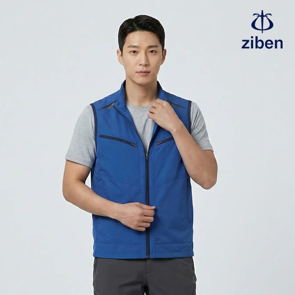 지벤 봄여름 근무복 조끼 ZB-V2022