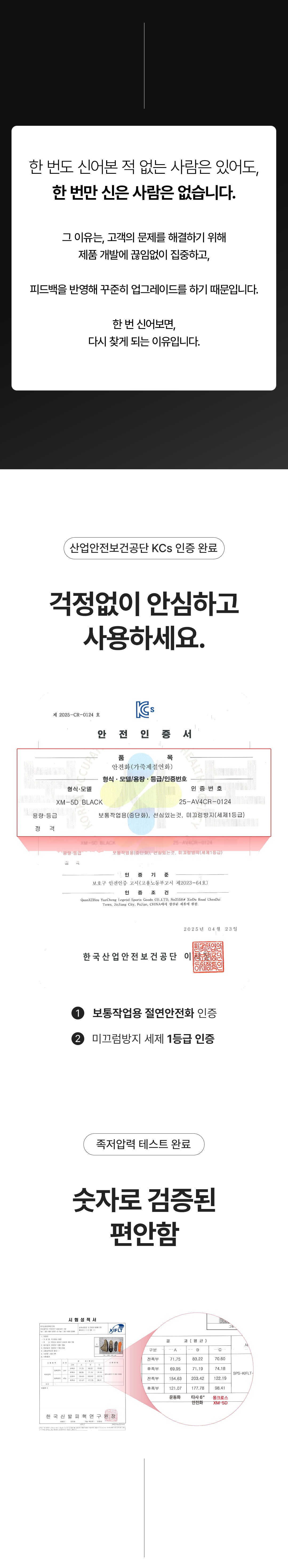 안전화 몽크로스 올림포스 XM-5D BLACK(절연화) 방수 다이얼 상세 이미지