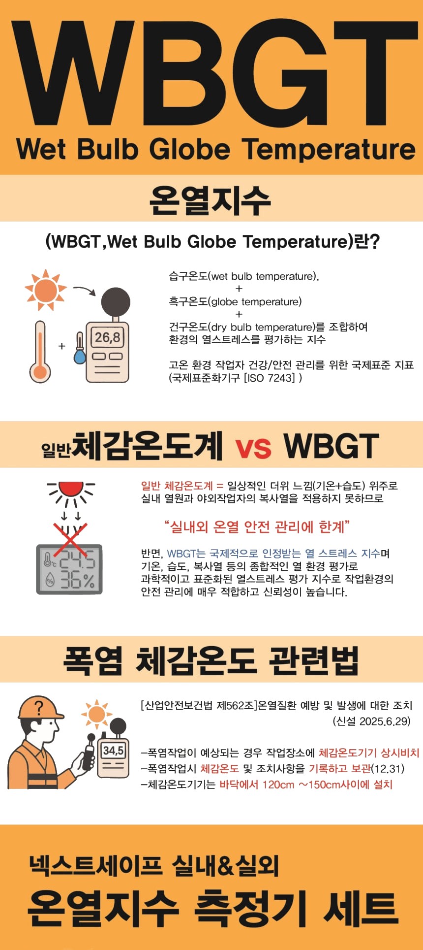 TENMARS 텐마스 디지털 흑구 온습도계 열사병지수 체감온도지수 측정 TM-288 스탠드 세트 상세 이미지