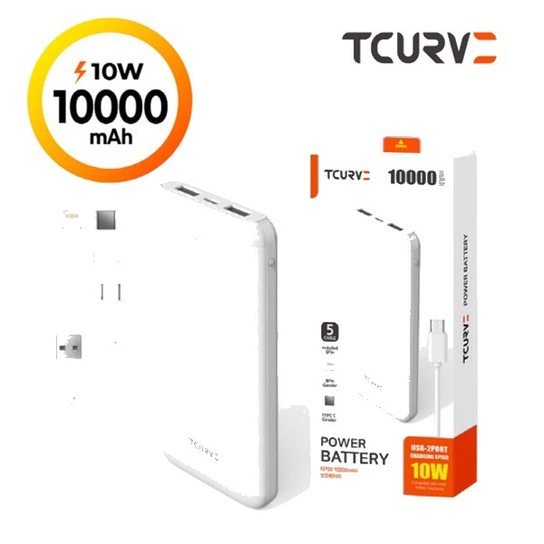 티커브 2A 10000mAh 과열방 보조배터리 QTM-MP36-10K