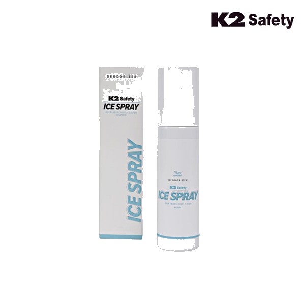 K2세이프티 산업현장 냉각 쿨링 등산 캠핑 레저 스포츠용품 100ML 아이스스프레이 IUS25970W2