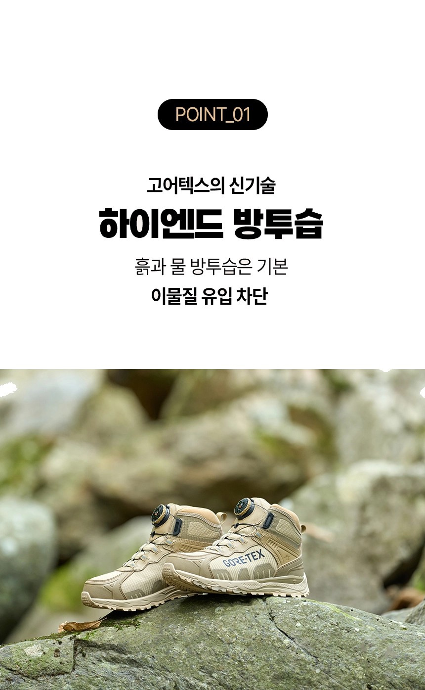 테이크스타 고어텍스 다이얼 안전화 LION-S 상세 이미지