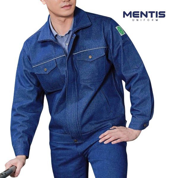 멘티스 사계절 데님 작업복 상하의 세트 MT-813
