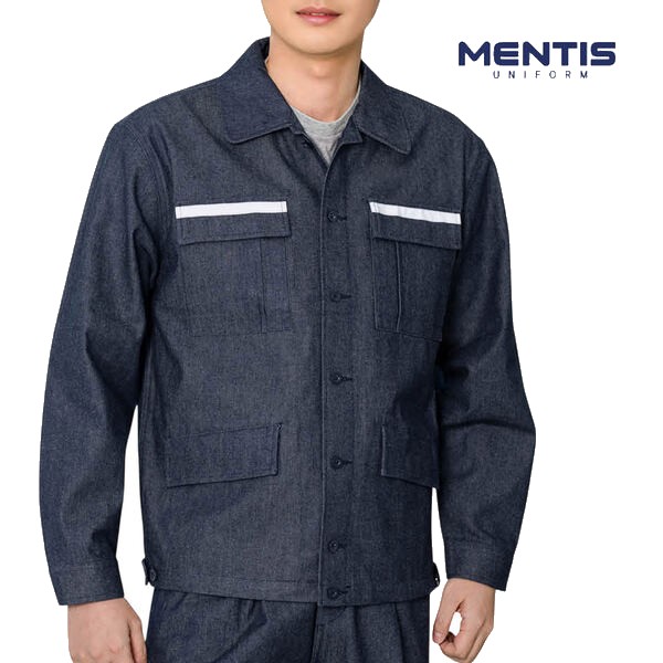 멘티스 중공업스타일 데님 작업복 상하의 세트 MT-832
