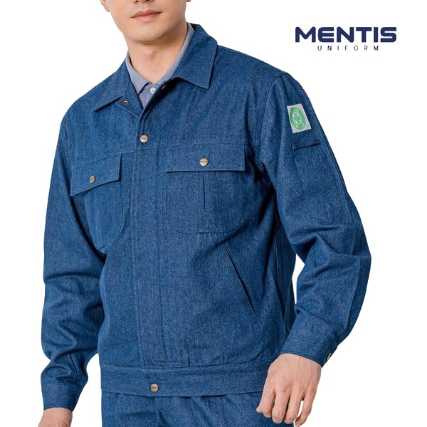 멘티스 여름 데님 작업복 상하의 세트 MT-846