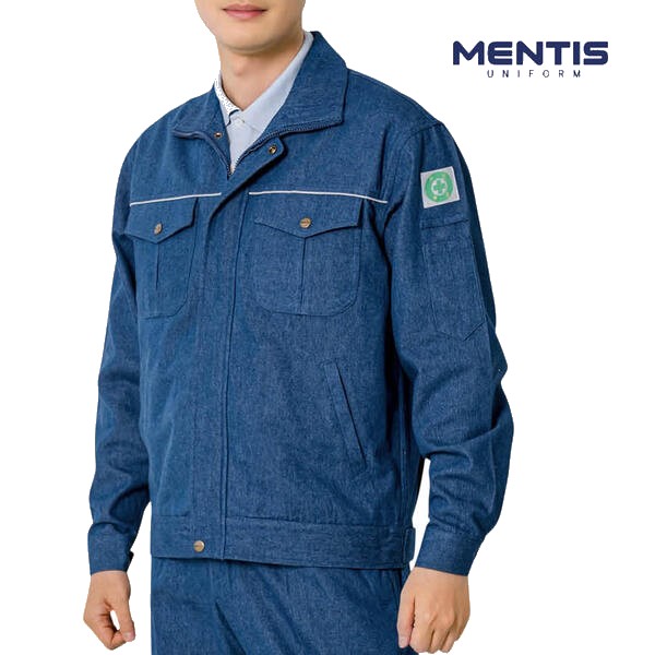 멘티스 여름 데님 작업복 상하의 세트 MT-847