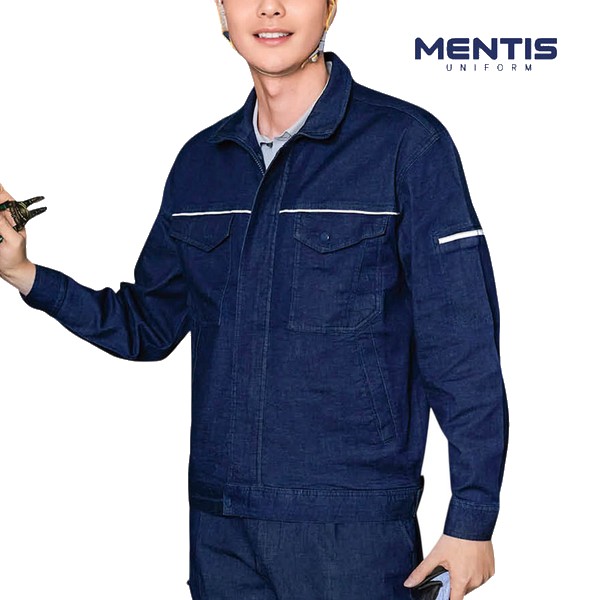 멘티스 스판 데님 작업복 상하의 세트 MT-848