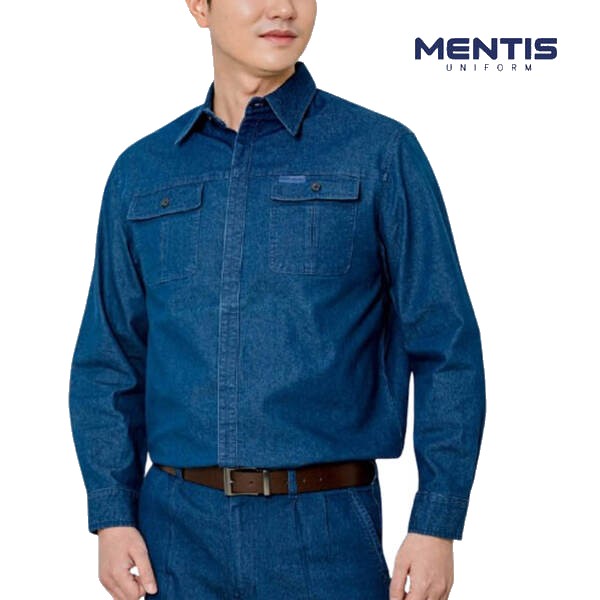 멘티스 스판 데님 작업복 상하의 세트 MT-862