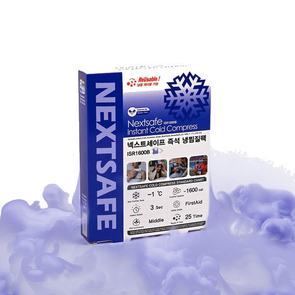 넥스트세이프 즉석 다회용 냉찜질팩 아이스팩 싱글 ISR 1600B