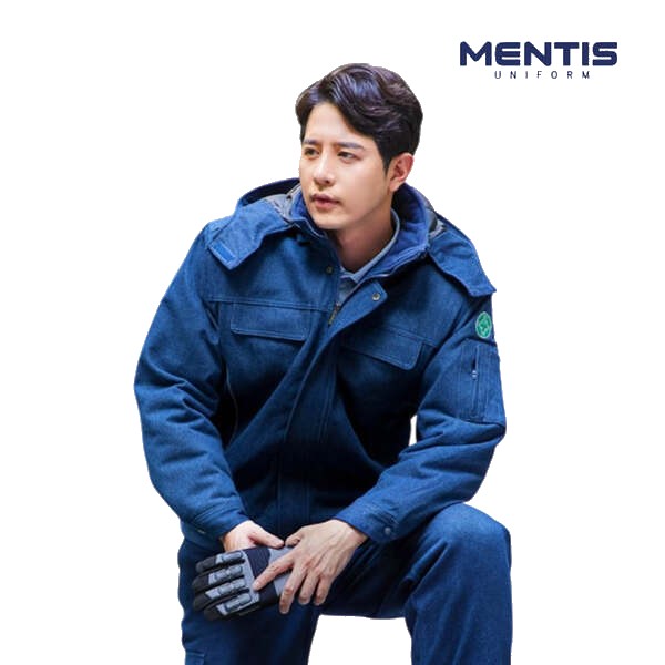 멘티스 겨울 근무복 방한데님 청지 상의 하의 MT-985