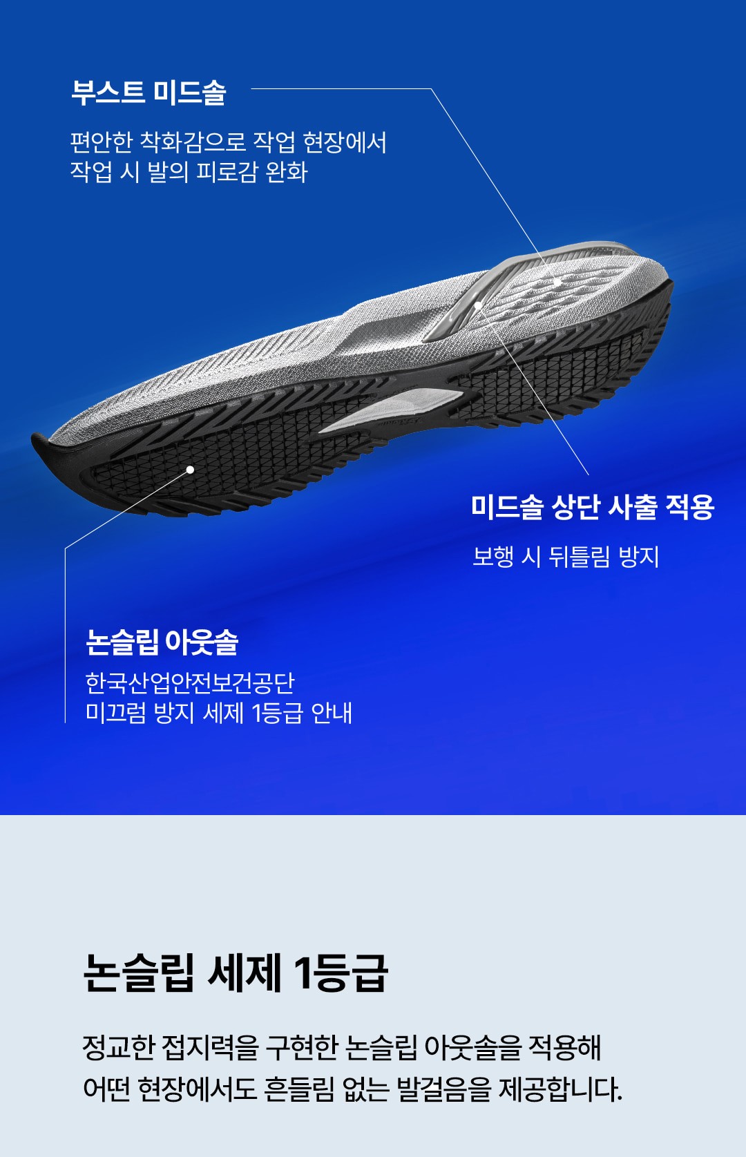 몽크로스 올림포스 6인치 통기성 토캡 생활방수 다이얼 작업화 안전화 AM-6 상세 이미지