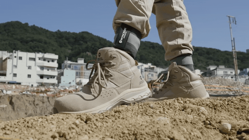 몽크로스 경량 6인치 끈타입 사막화 안전화 작업화 올림포스 MC-707 리뉴얼 상세 이미지