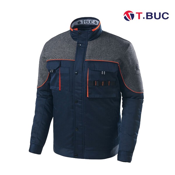 티뷰크 동계용 겨울 작업복 유니폼 카치온 옥스포드 배색 점퍼 TB-906