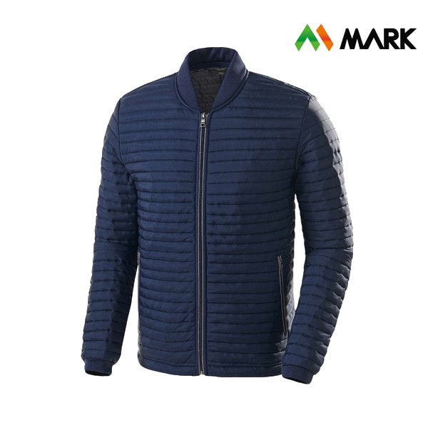 마크 동계용 겨울 작업복 유니폼 스트라이프 경량점퍼 MK-2531 네이비