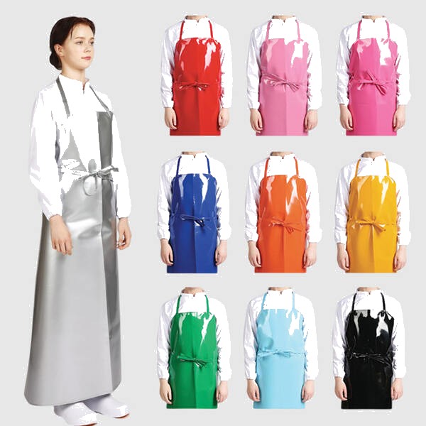 웰프런 양면 방수앞치마 100cm/목끈형