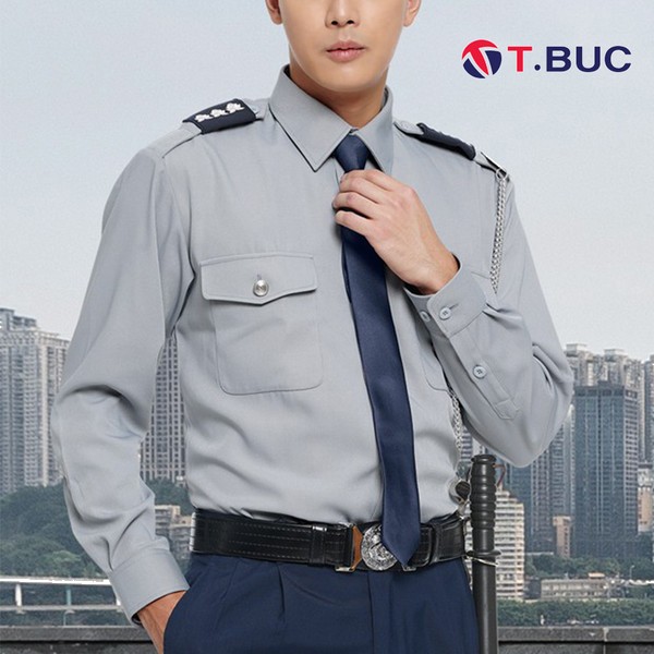 티뷰크 경비복 춘추작업복 근무복 유니폼 긴팔 셔츠 TB-19-08
