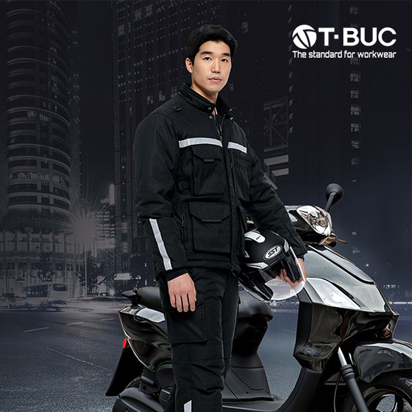 티뷰크 겨울 동계용 작업복 현장복 근무복 상하복 TBS-5101