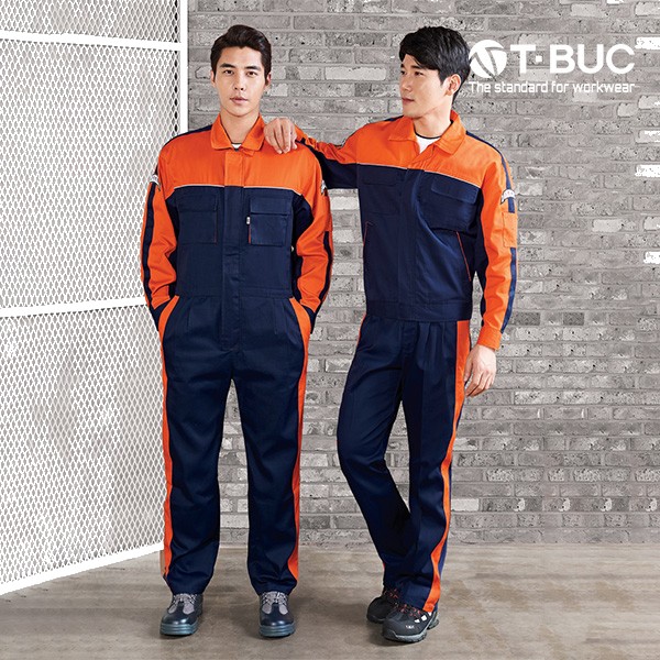 티뷰크 작업복 현장복 춘하복 근무복 정비복 일체형 상의 하의 TB-728 TB-729J TB-729P