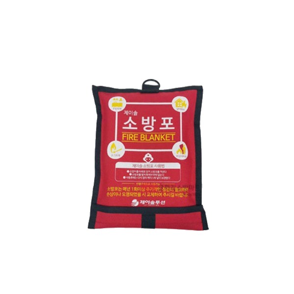 제이솔 소방포 초기화재진압 소방담요 원터치 방화 가정용 소방기구 1.2m x 1.8mm