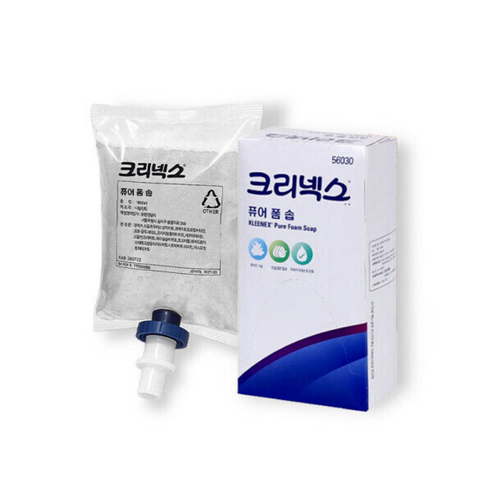 56030 크리넥스 퓨어폼숍,1000ml /57242 거품비누 전용용기